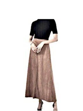 Vince Camuto Women's Faux-Suede A-Line Maxi Skirt Women's S NEW